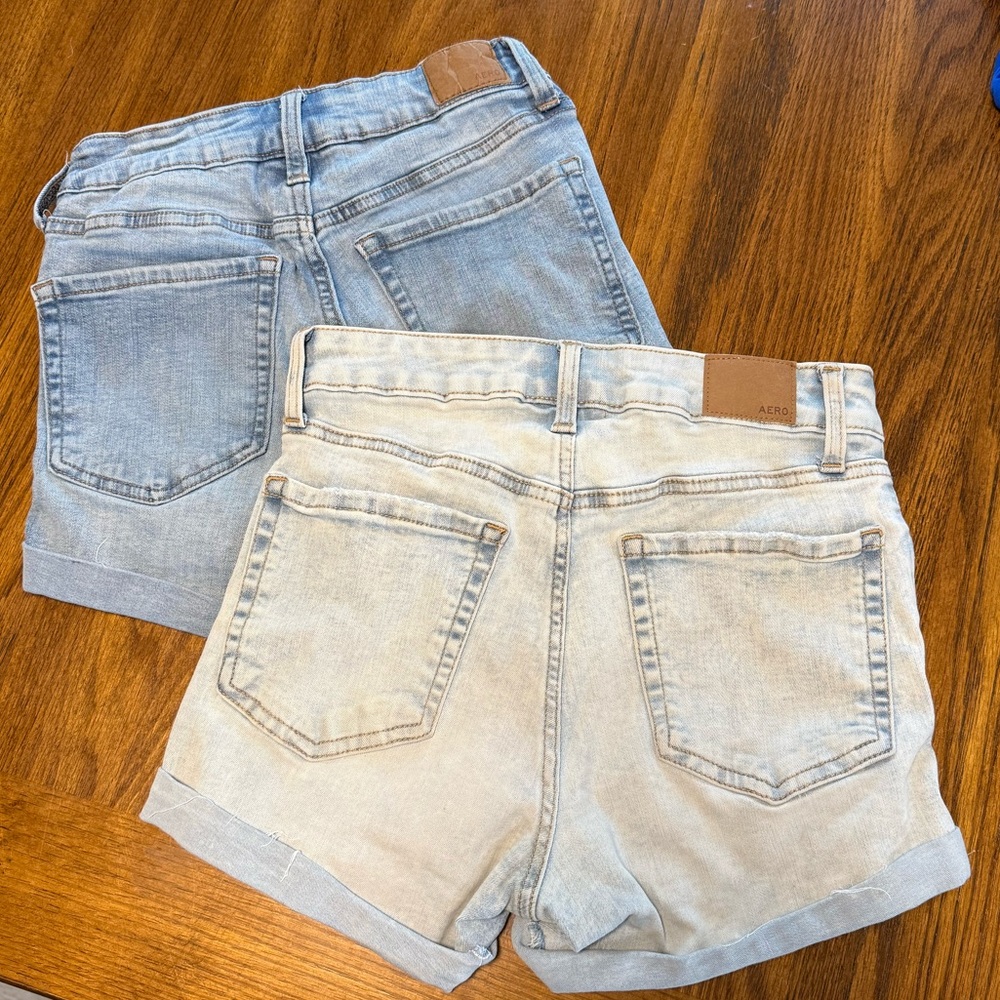 Aeropostale Jean Shorts. Set of 2. Both Size 2.